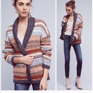 Knitted & knotted | chunky knit open cardigan